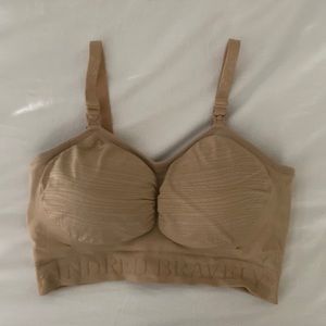 Kindred Bravely Sublime Pumping and Nursing Bra Beige L